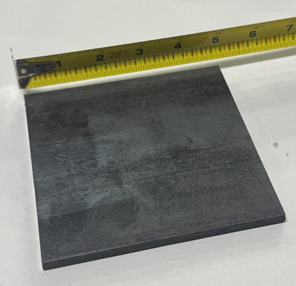 1/4″ STEEL plate 5″ x 5″ solid square flat bars A36 sheet metal 1 pc