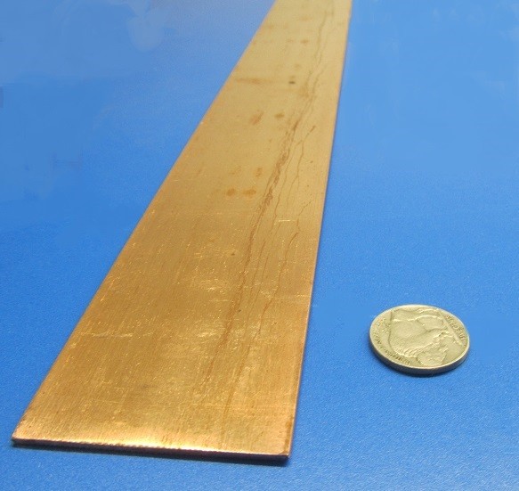 110 Copper Bar H02 .050″ Thick x 2.0″ Wide x 36.0″ Length