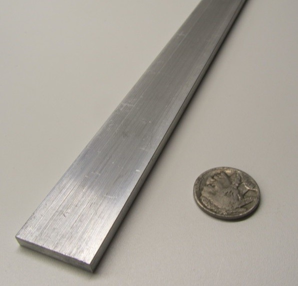 6061 T651 Aluminum Bar, 3/16″ (.187″) Thick x 1.0″ Wide x 60″ Length, 2 units