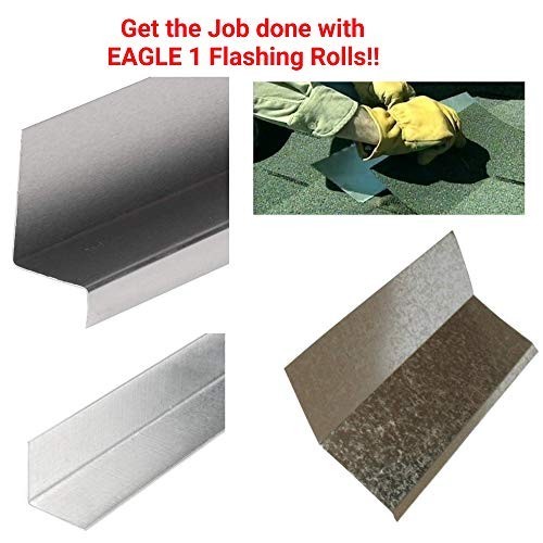 26 Gauge Steel Flashing Roll 2 in x 10 FT Black for Roofing DIY
