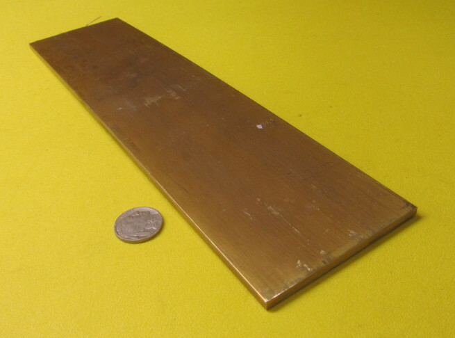 360 Brass Flat Bar 3/16″ Thick x 3.0″ Wide x 12.0″ Length