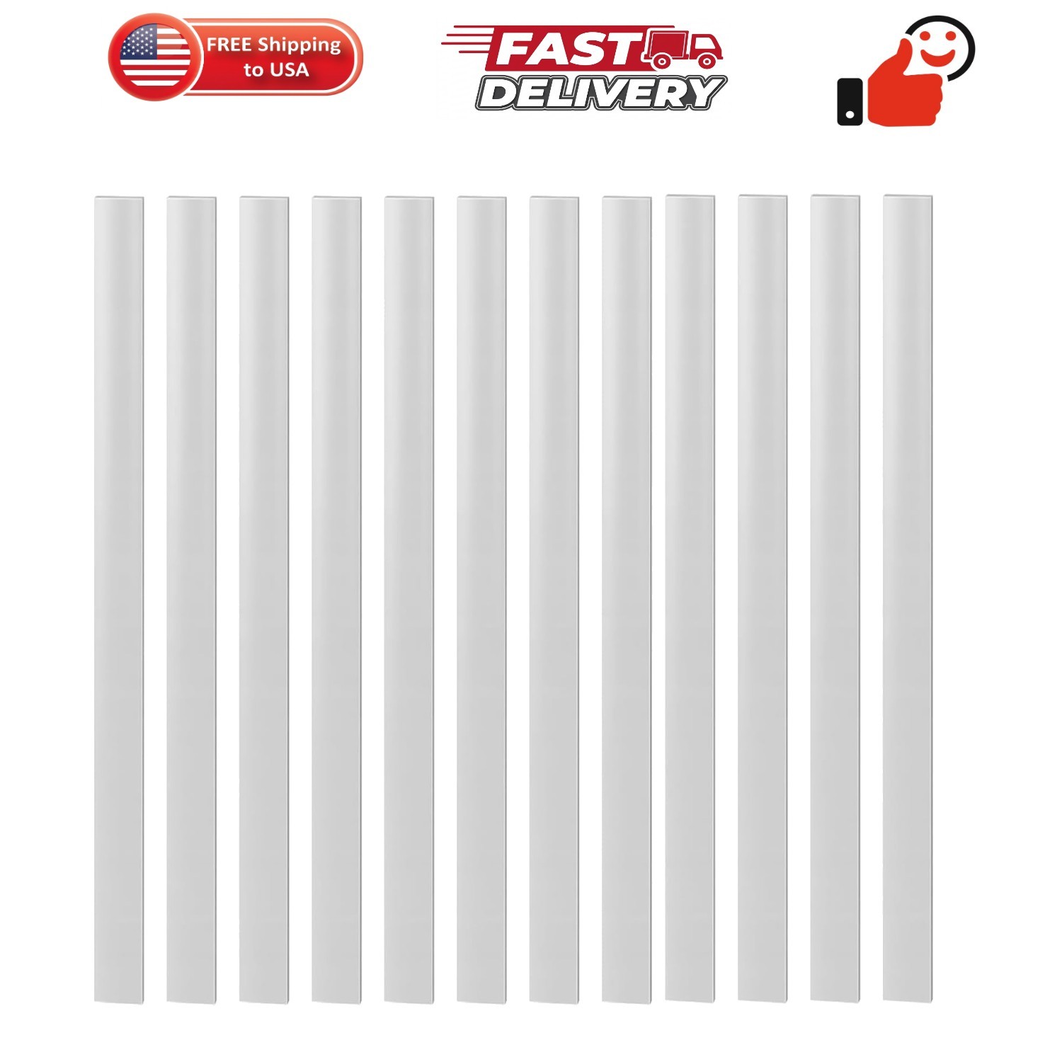 12PACK 304 Stainless Steel Strips, 12″ x 1″ x 0.022″ Inch Stainless Steel She…
