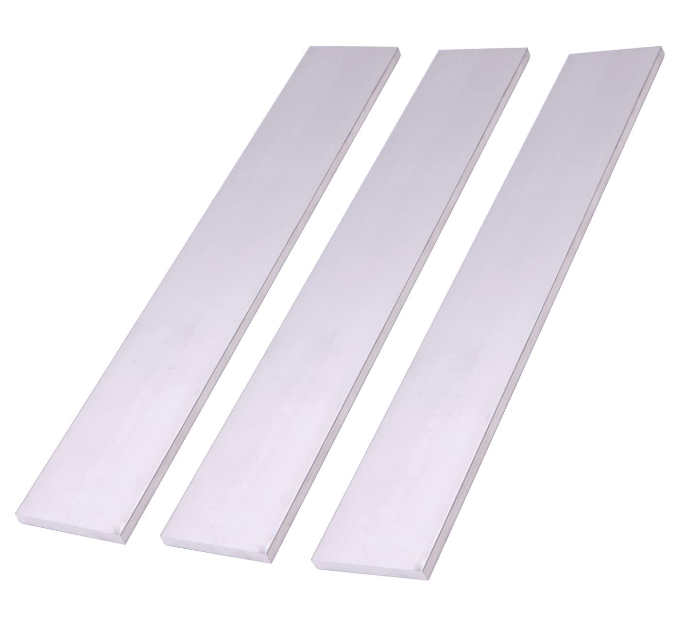 3 Pieces 1/4″ (6Mm) X 2″(50Mm) Square Aluminum Flat BAR 12″ Long .23″ 6061 Gener