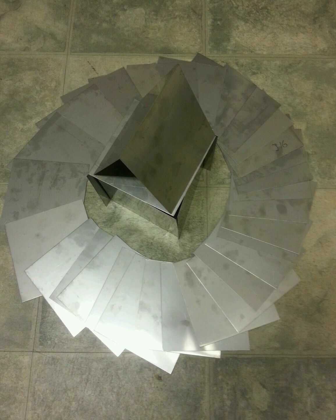stainless steel 304 8 pieces 24 gage 2″ x 2″ plate flat metal sheet TIG welding