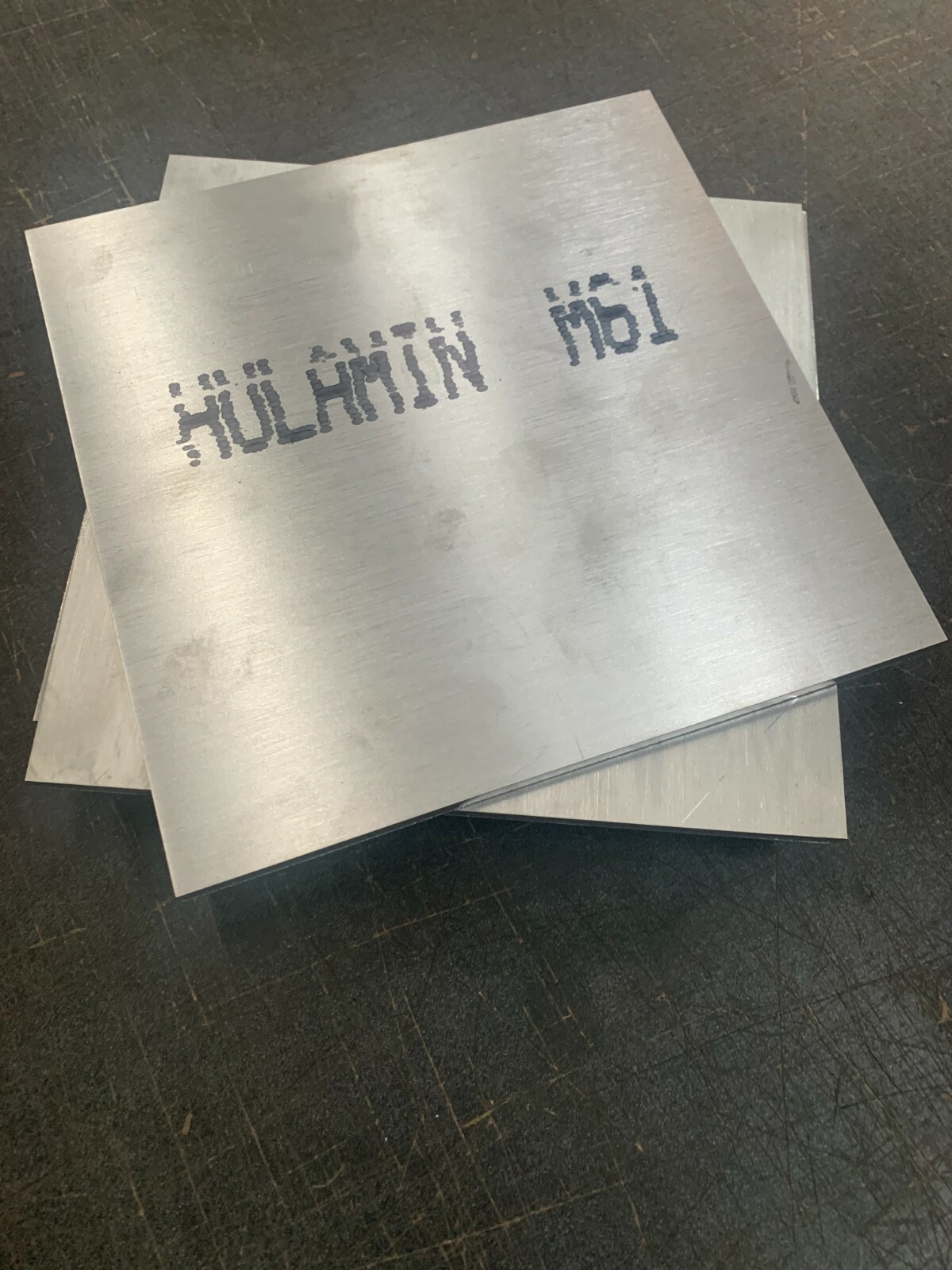 1/4″ Aluminum Plate, 12″ x 12″, 6061 Aluminum, Laser Cut