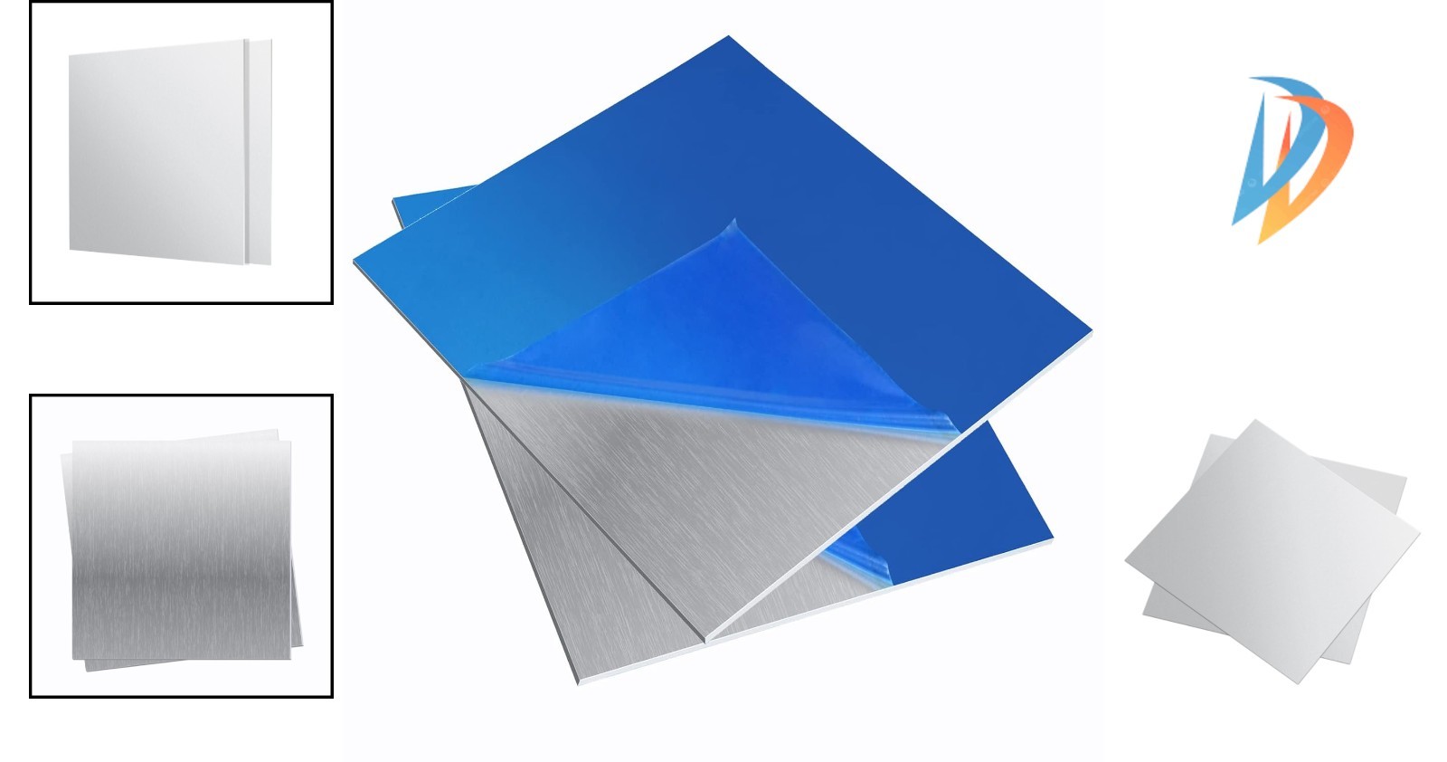 Heat Treatable 6061 Aluminum Plates, 6″ x 6″ x 0.04″ – Ideal for Structural Use