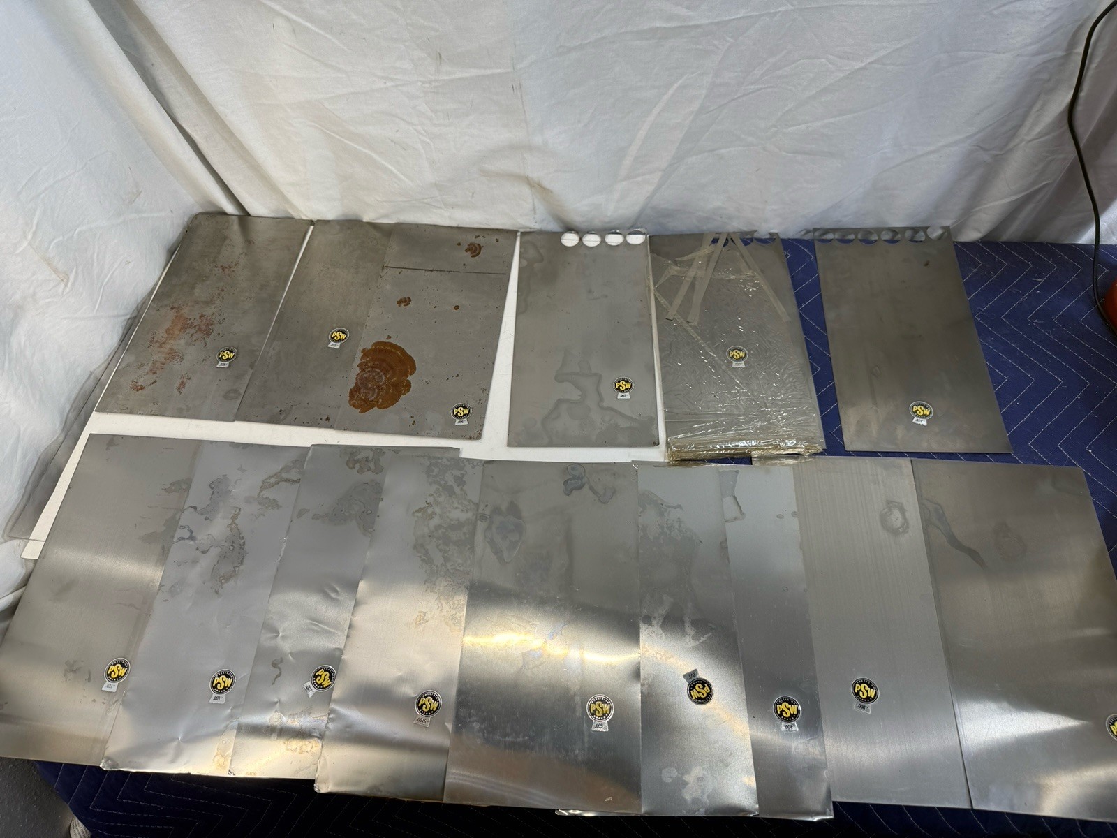 Precision Brand Stainless Steel Shim Stock Assortment Sheets Lot –