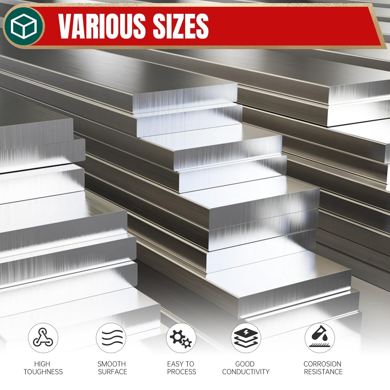 Uxney 3/16″ x 2″ x 8″ 304 Stainless Steel Flat Bar, 0.2″ x 2″ x 8 Inch Metal …