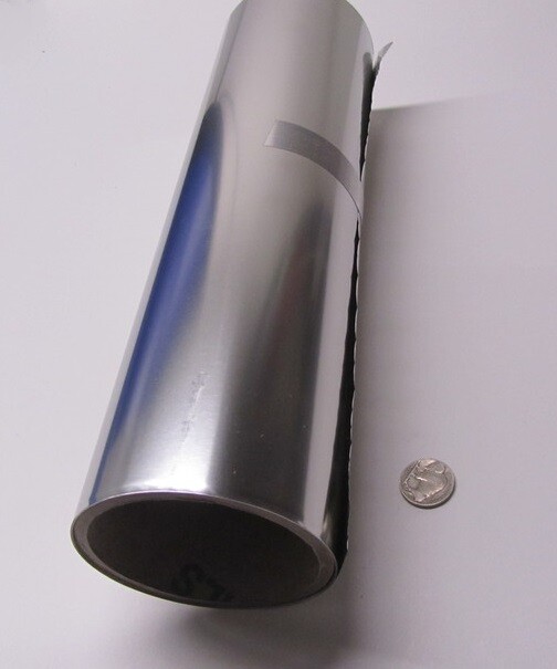 301 Stainless Steel Sheet Shim, .002″ (+/-.0002″) x 12.0″ x 10 Foot Length