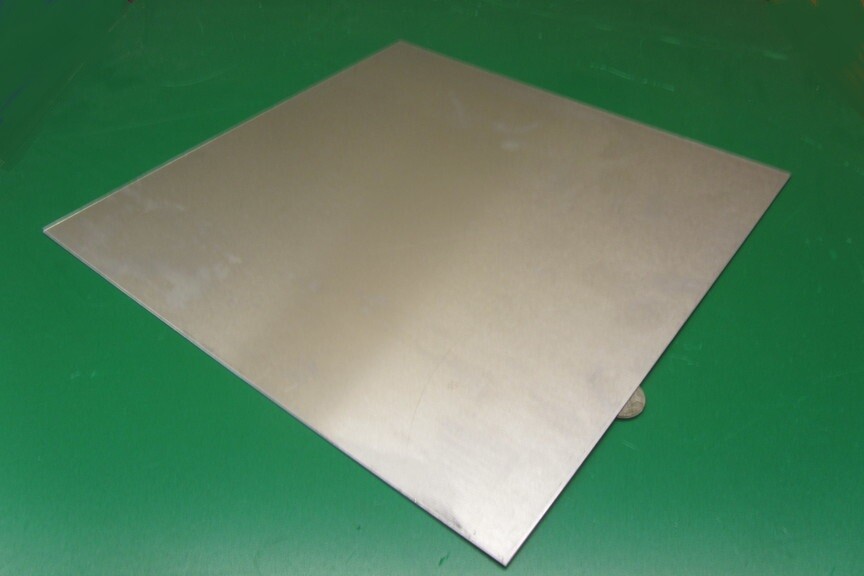 5052 Aluminum Sheet, (1/4 Hard H32) .032″ (1/32″) Thick x 12″ W x 12″ L, 2 Units