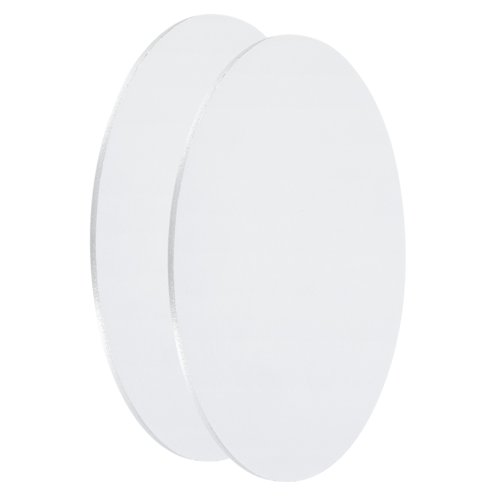 2Pcs Aluminum Disc, 4″(100mm) Dia 0.06″(1.5mm) Thick Round 1060 Aluminum Sheets
