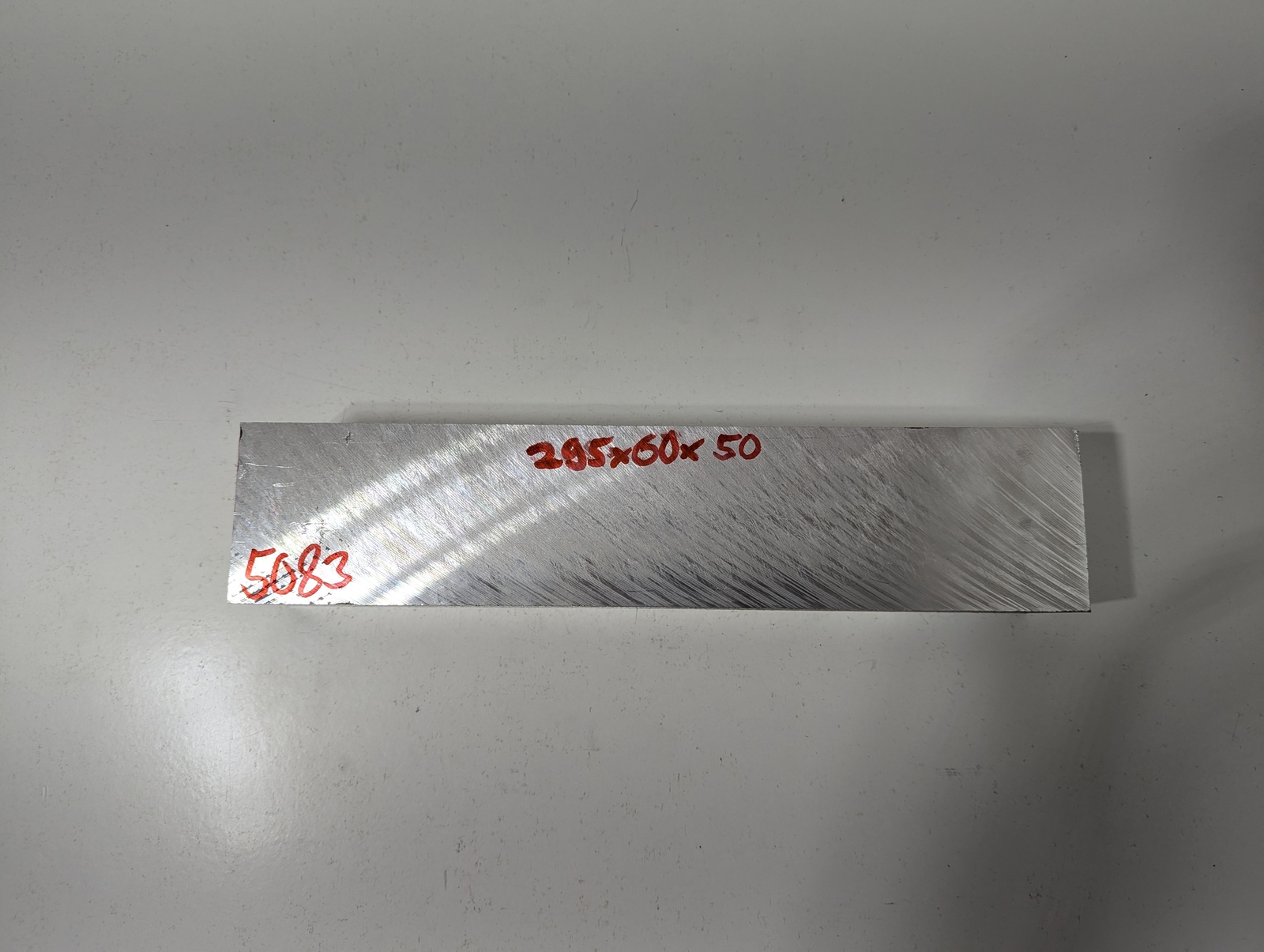 Aluminium Sheet | 295 x 60 x 50mm | EN AW-5083 (AlMg4.5Mn)