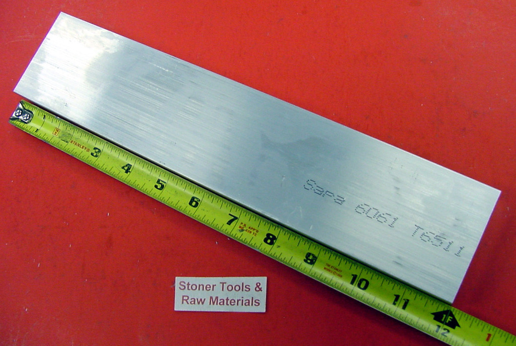 1-1/4″ X 3″ ALUMINUM 6061 T6511 SOLID FLAT BAR 12″ long Extruded Mill Bar Stock