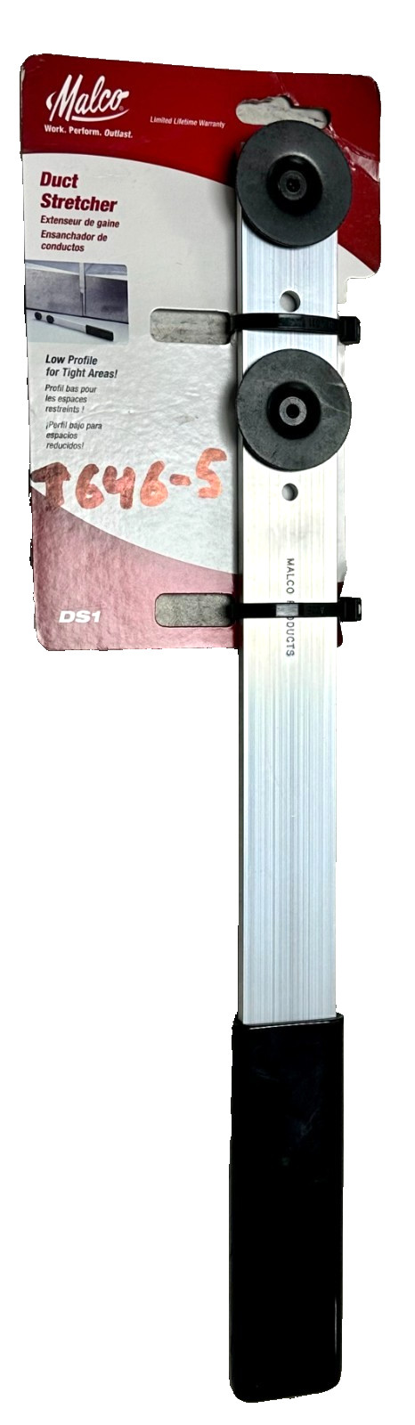 Malco DS1 Duct Stretcher Low Profile for Tight Areas Original Factory Packaging