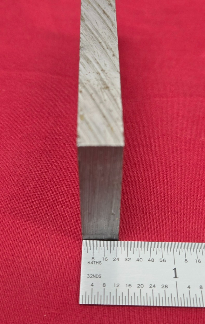 D2 Tool Steel Block Billet 3.675″ L x 1.59″ W x 0.407″ Thick, 10.54 Oz.