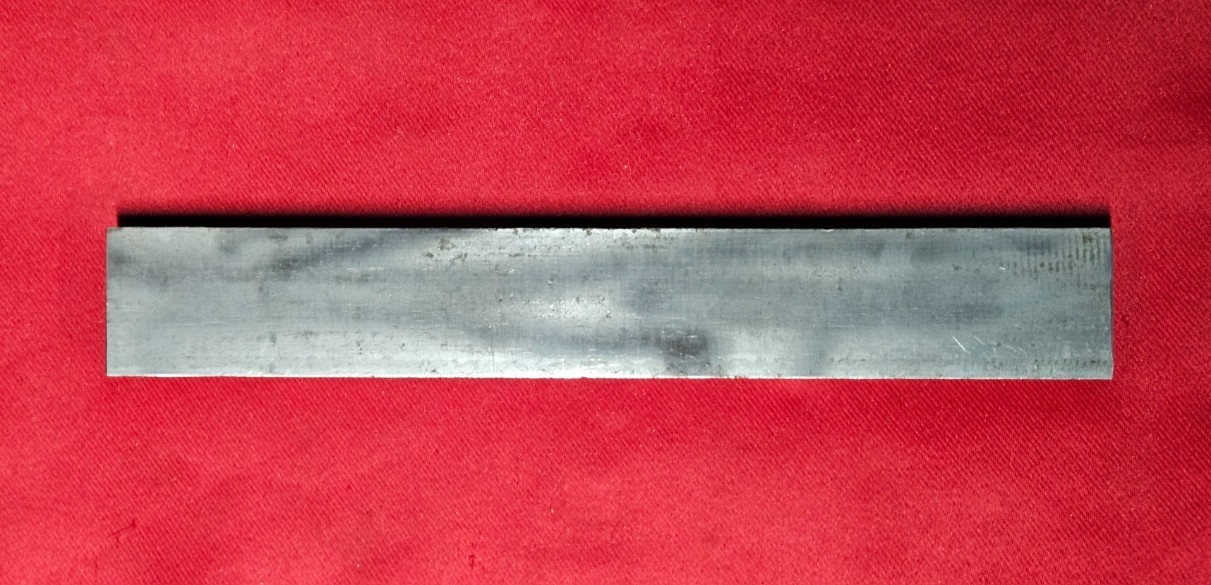 Cold Rolled Steel Bar Block 8.35″ L, 1.25″ W, 1/2″ Thick, 1 Lb. 7.5 oz.