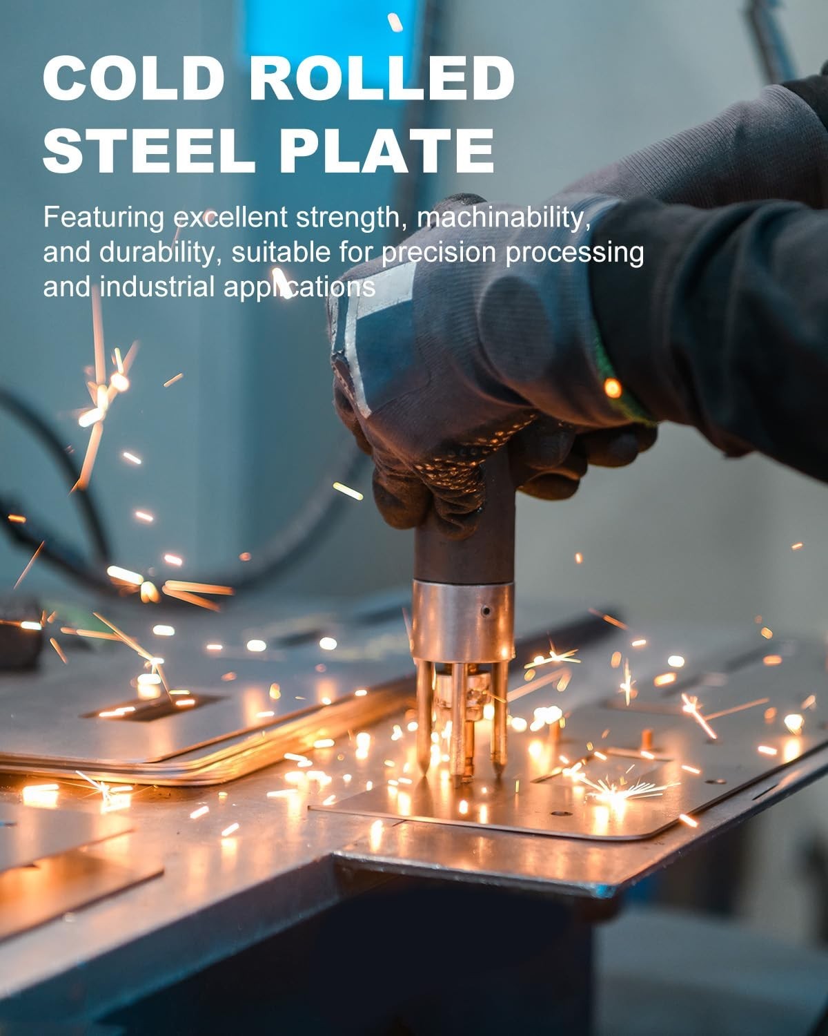 8 Pcs 20 Gauge Steel Sheet Metal 12″x6″ Weldable Plate Set