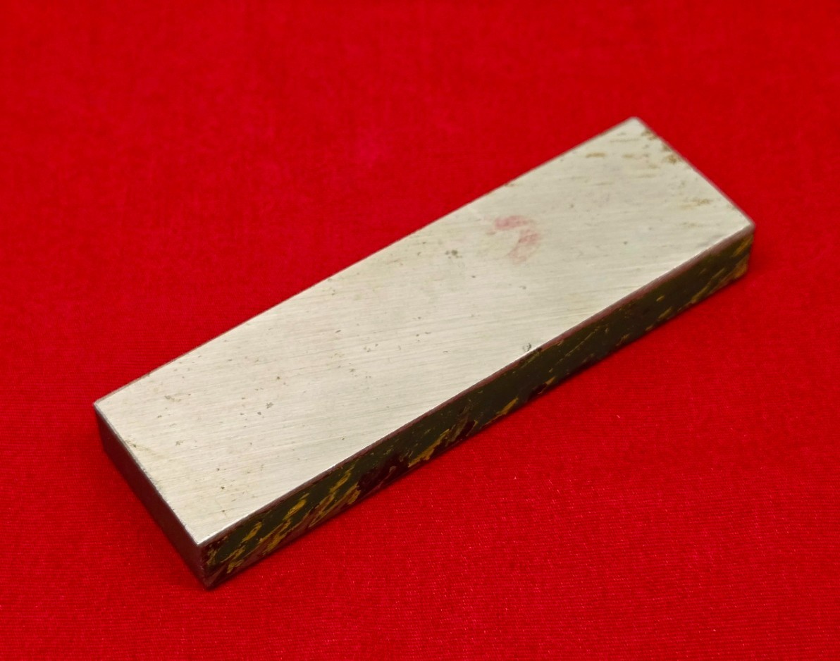 D2 Tool Steel Block Billet 3.18″ L x 0.95″ W x 0.41″ Thick – 5.48 Oz.
