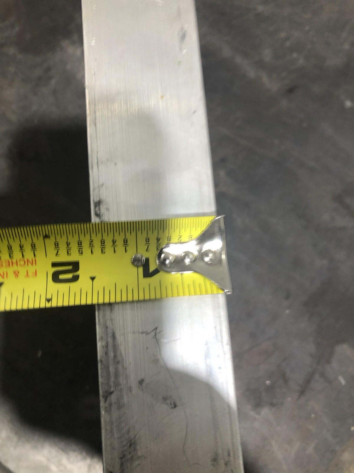 1-1/2″ X 5” ALUM. 6061 FLAT BAR SOLID 8-7/8” Long Bar Stock Left Over Stock
