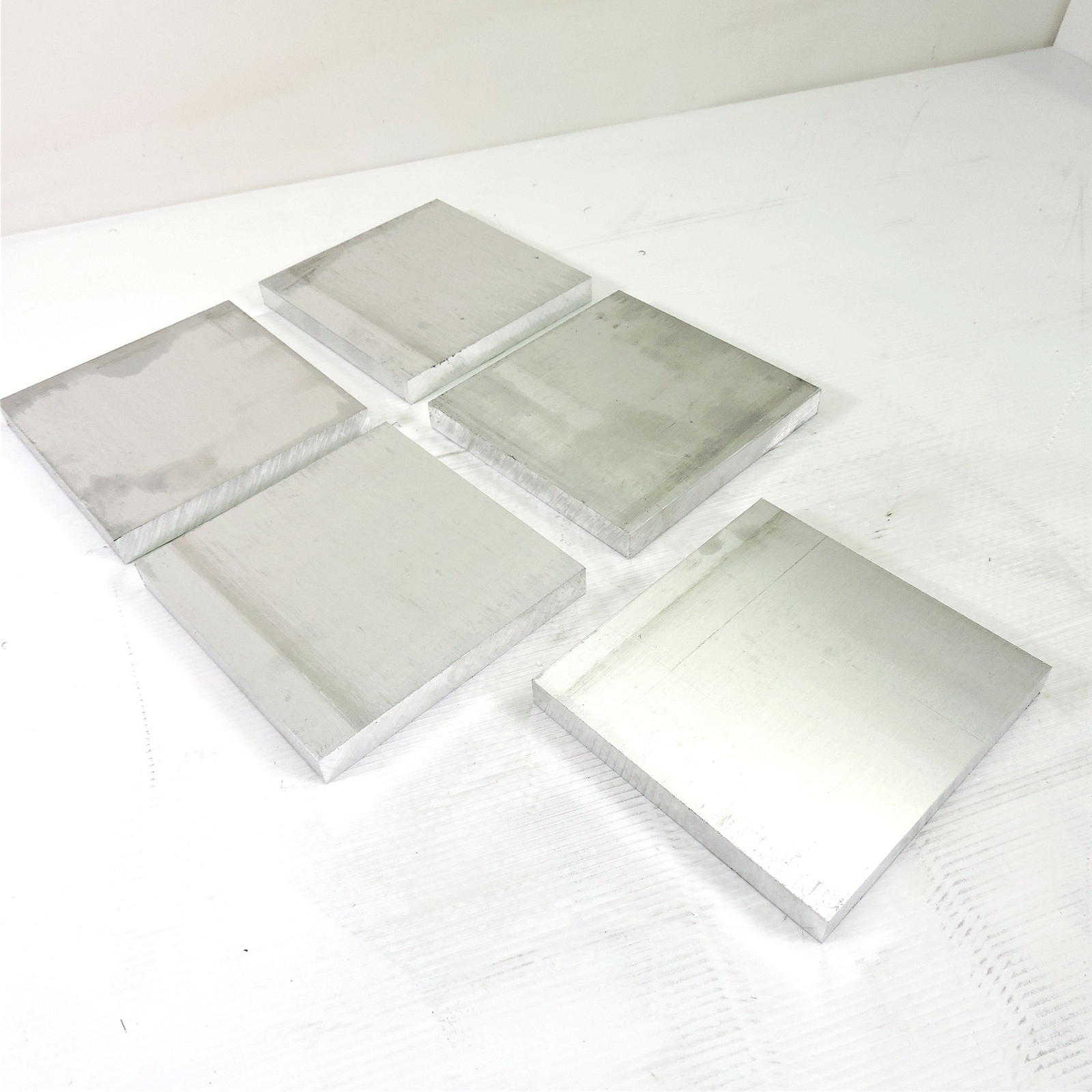 .625″ thick 5/8 Aluminum 6061 PLATE 5.875″ x 5.875″ Long QTY 5 sku 340115*