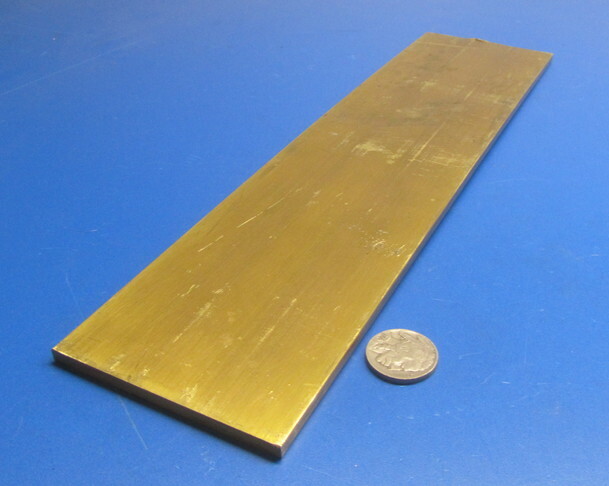 360 Brass Flat Bar 3/16″ Thick x 3.0″ Wide x 12.0″ Length