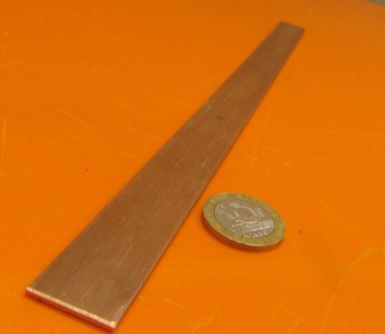 110 Copper Bar H02, 1/16″ Thick x 3/4″ Wide x 12 Inch Length