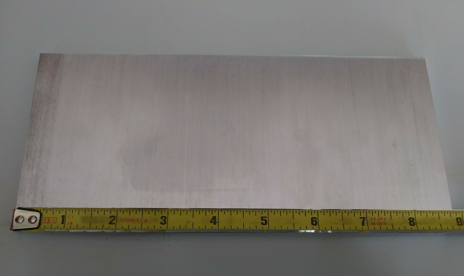 .25 X 4″ X 10 ” long new 6061 solid aluminum sheet flat stock block 1/4