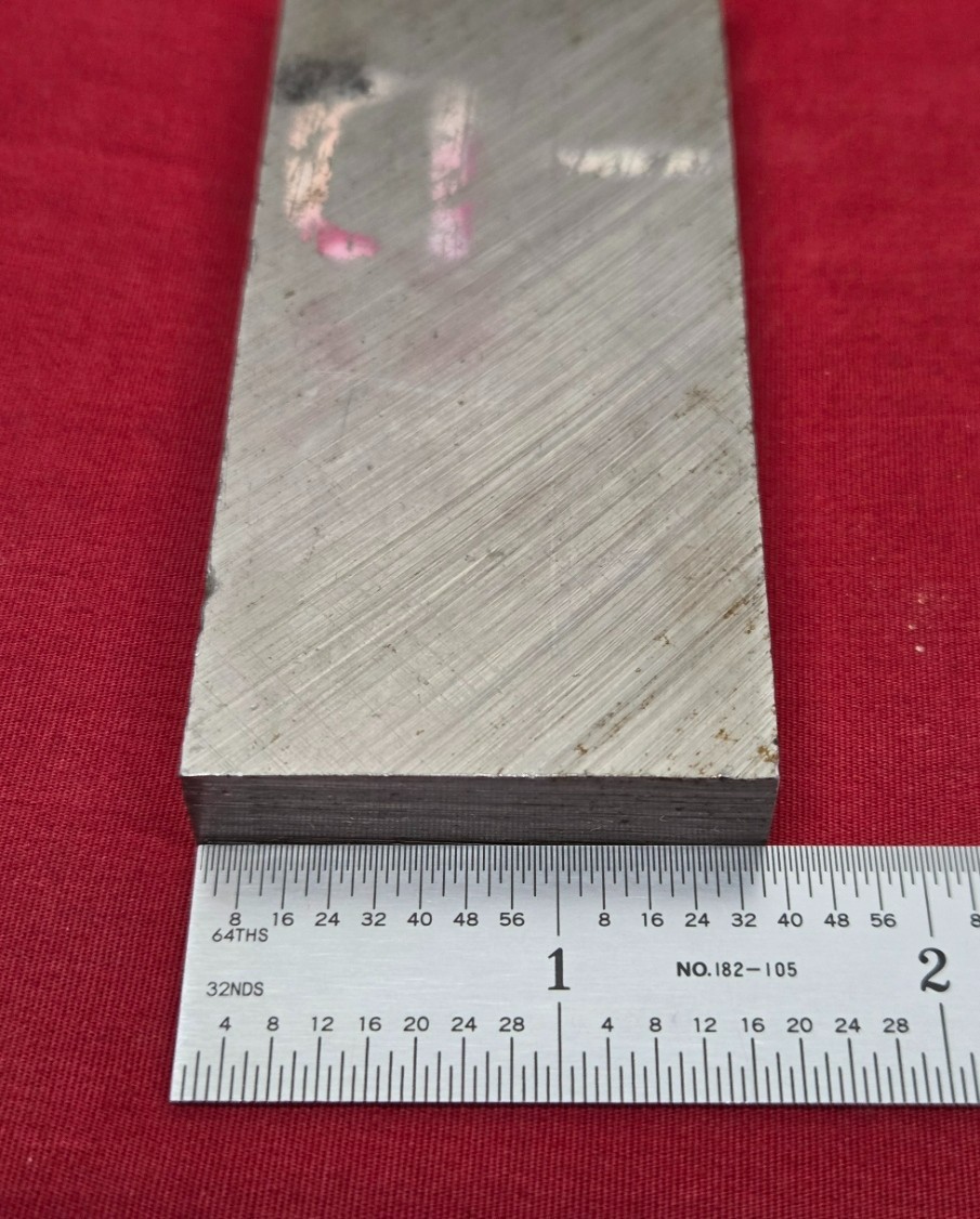 D2 Tool Steel Block Billet 3.675″ L x 1.59″ W x 0.407″ Thick, 10.54 Oz.