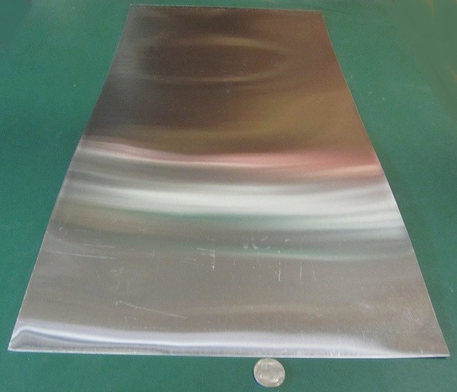 1100 Aluminum Sheet (1/2 Hard- H14) .032″ (1/32″) Thick x 12.0″ Wide x 24.0″