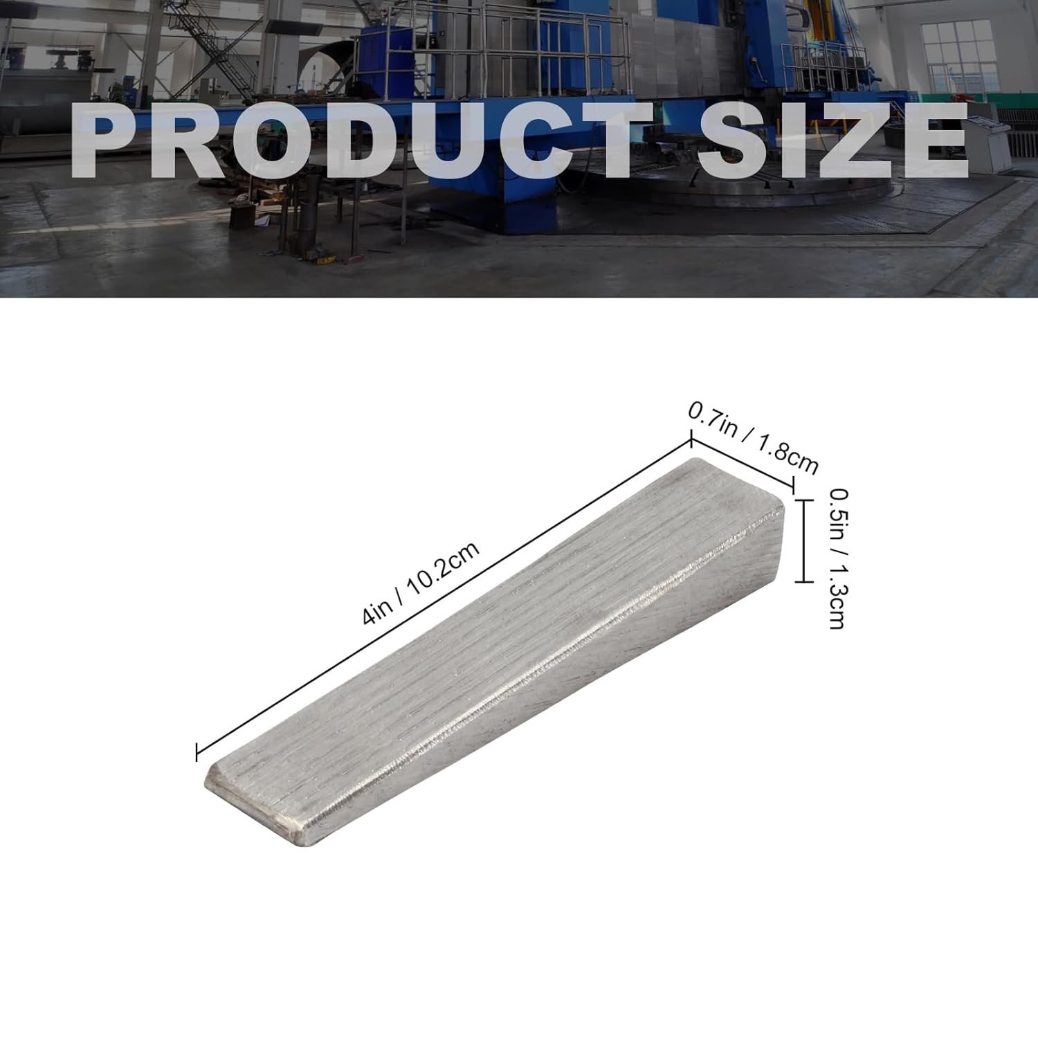 Durable Triangular Metal Shims – 6 Count Steel Wedges for Level Adjustments