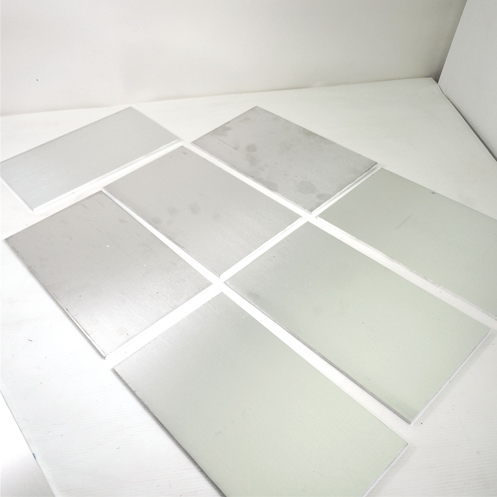 .25″ thick 1/4 Aluminum 6061 PLATE 7.25″ x 12.625″ Long QTY 7 sku 206251