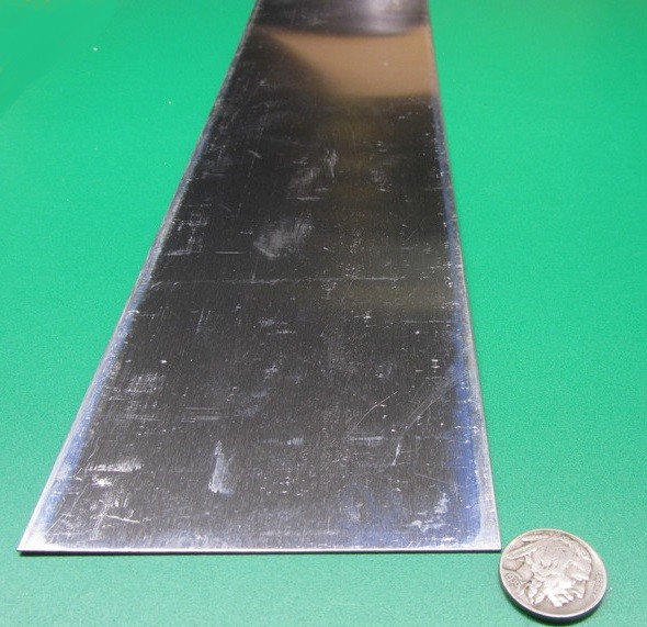 6061 T6 Aluminum Bar .016″ Thick x 4.0″ Wide x 48″ Length, 2 Pcs