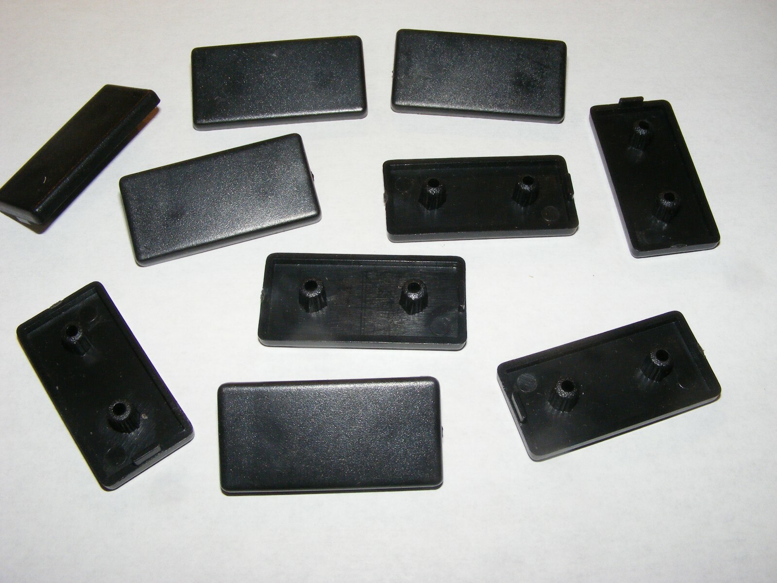 x10 END CAP 2040 BLACK PLASTIC Extruded Aluminum T-slot 20 mm X 40 mm COVER USA