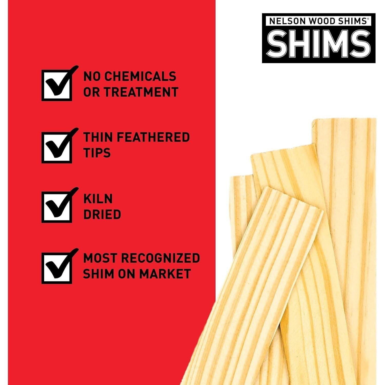 Nelson Wood Shims Diy Bundle Wood Shims 8inch Shims High Performance Natural Woo