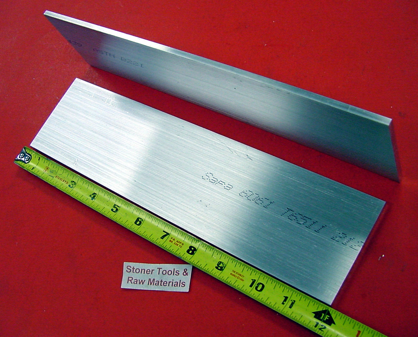 4 Pieces 1/4″ X 3-1/2″ ALUMINUM 6061 FLAT BAR 12″ long T6511 Extruded Mill Stock