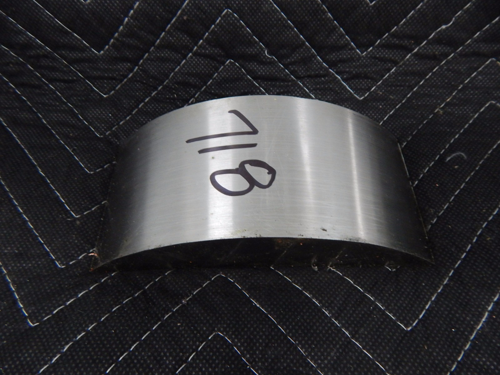 INCONEL 718 (1/4 round cut from a 8 inch round piece 1.4 thickest point 6.2