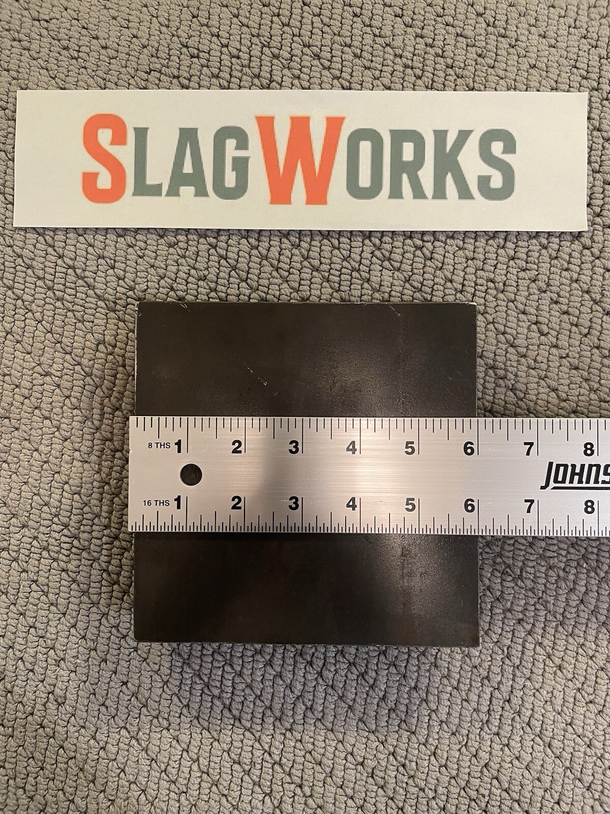 1/2x6x6 inch steel plate 6”x6” A36 Hot Roll Flat .5″ Thick