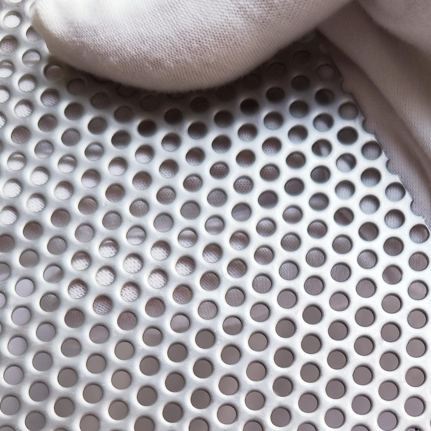 Perforated Stainless Steel Sheet 11.8″ x 11.8″, 0.12″ Hole, 0.035″ Thick