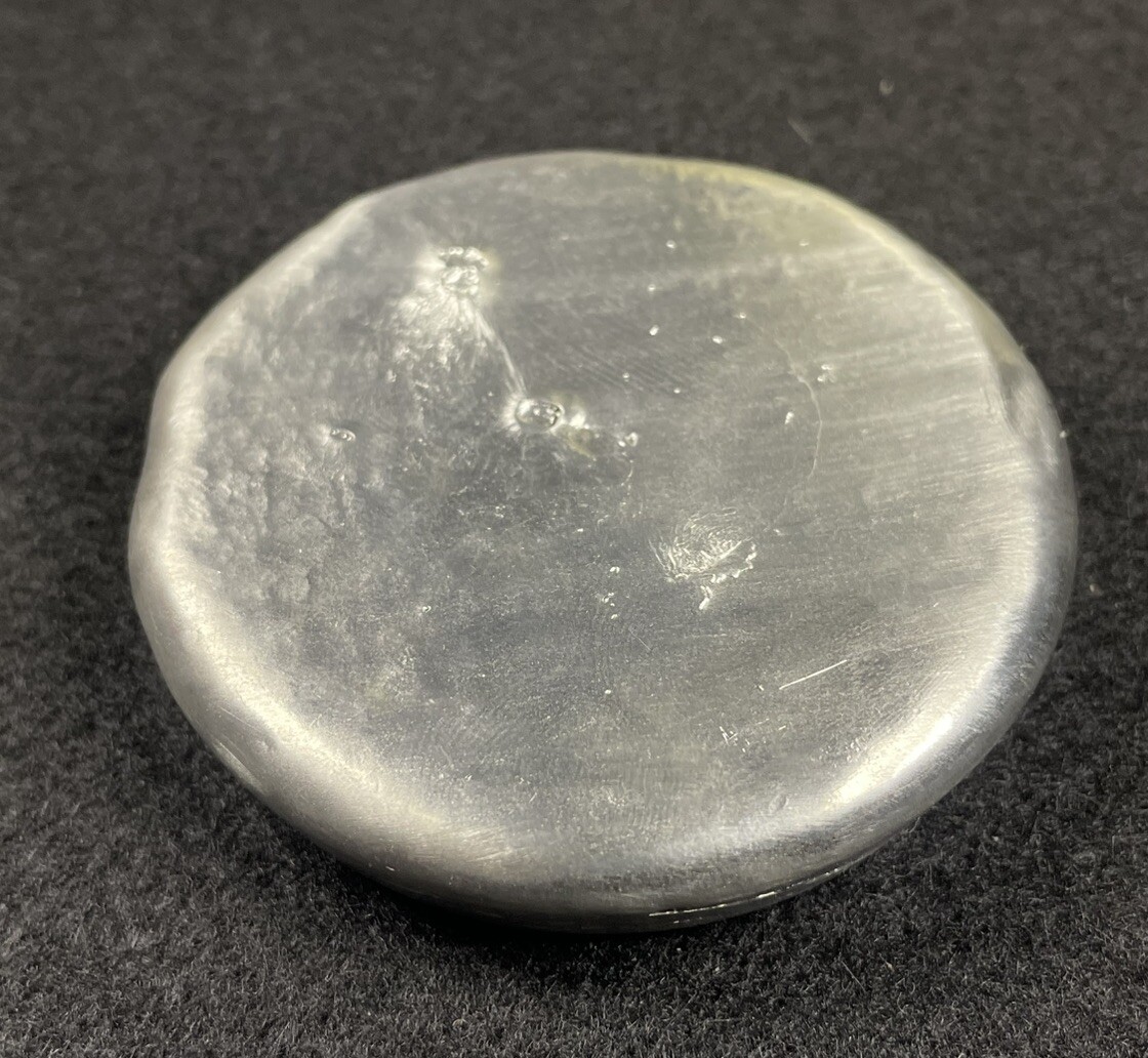 Recycled Scrap Tin Pewter 223g (7.86oz) Ingot Reloading Casting Metal Craft