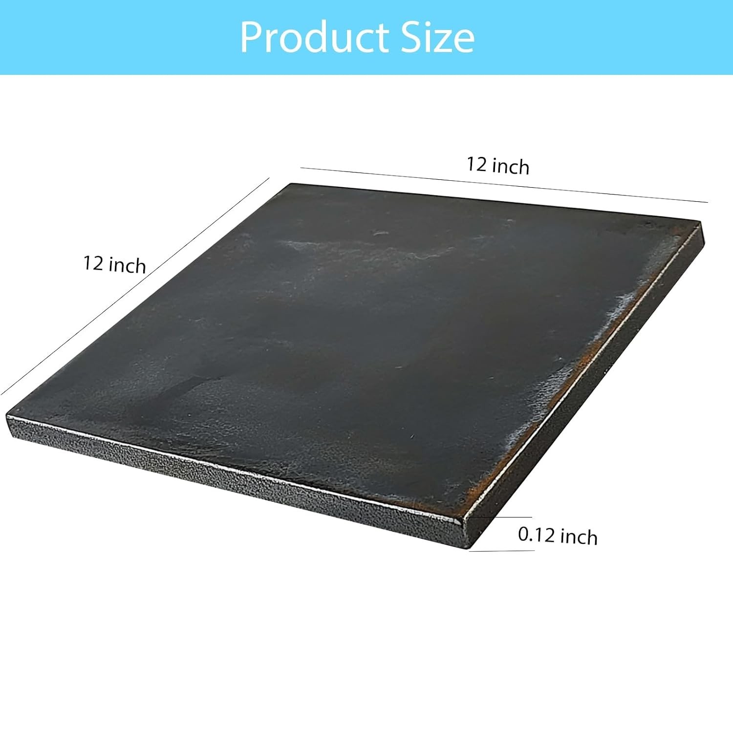Steel Plate 1/8-12″ x 12″ x 1/8″ A36 Hot Rolled Metal Steel 0.126mm inch Plat…