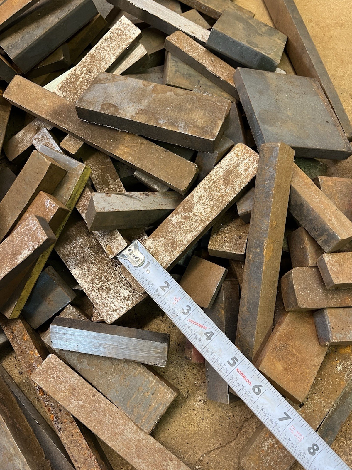 Mix lot 9+Lbs A36 Flat steel metal plate bar steel stock 3/8″ 1/2″ 3/4″ 1″+ Th