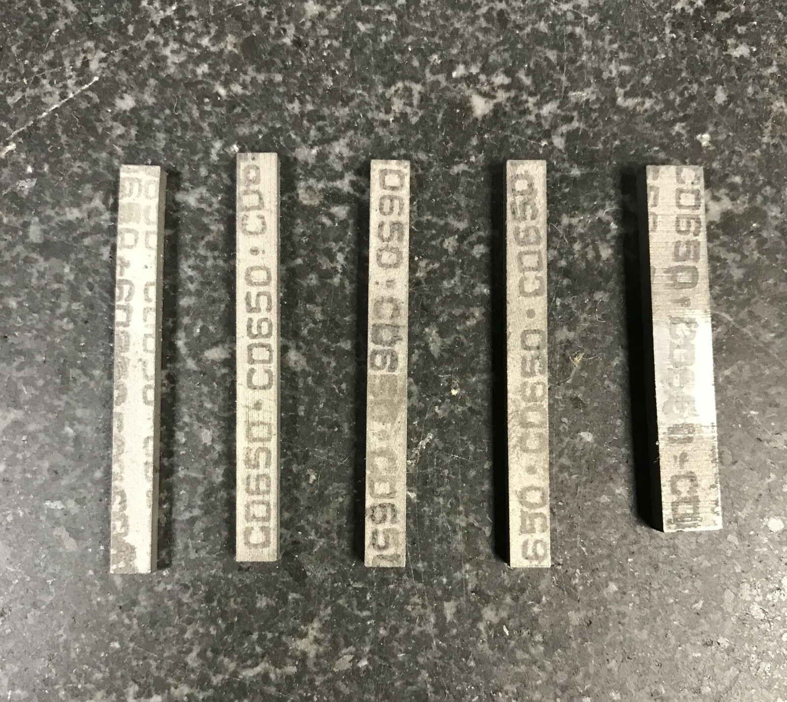 CARBIDE BLANKS CUTTING INSERTS SEE DESCIPTION SIZES CD-650 VM-15 5 PCS TOOL BITS