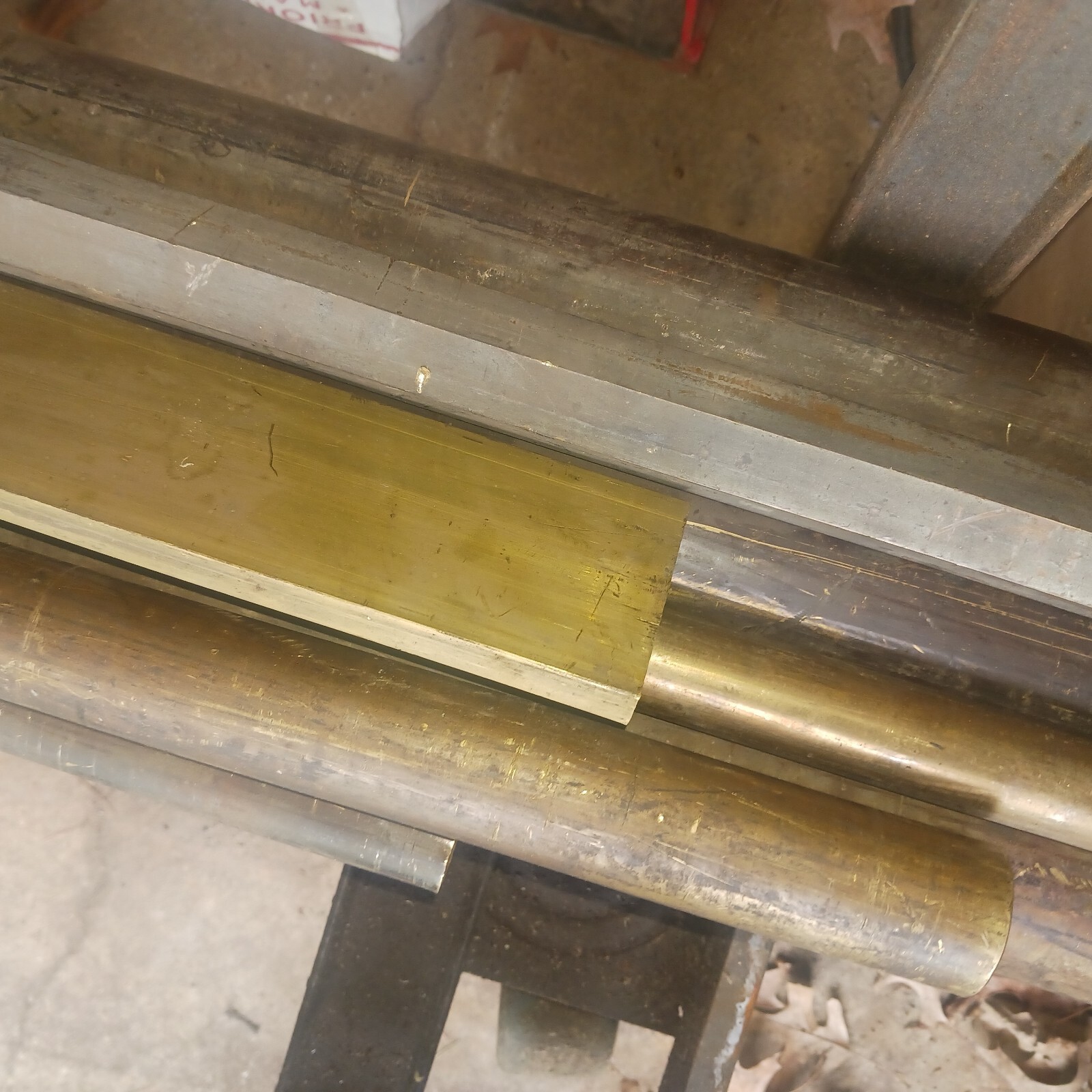 1/2″ x 2-1/2″ C360 BRASS FLAT BAR 7″ long Solid Mill Stock H02 .5″x2.5″x7 New