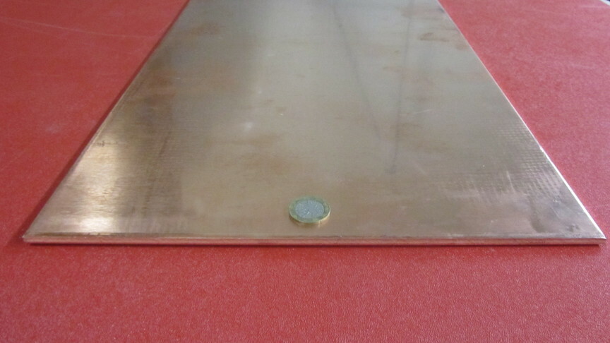 110 Copper Sheet Soft Annealed .187″ Thick x 12.0″ Wide x 24.0″ Length