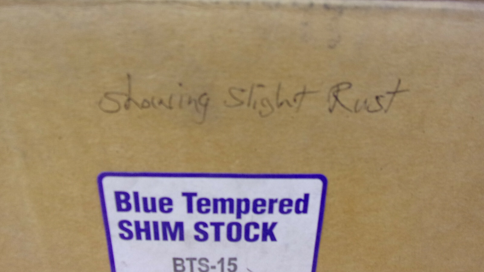 .015 BLUE TEMPERED SHIM STOCK ROLL 6″ X 19″, LYON INDUSTRIES