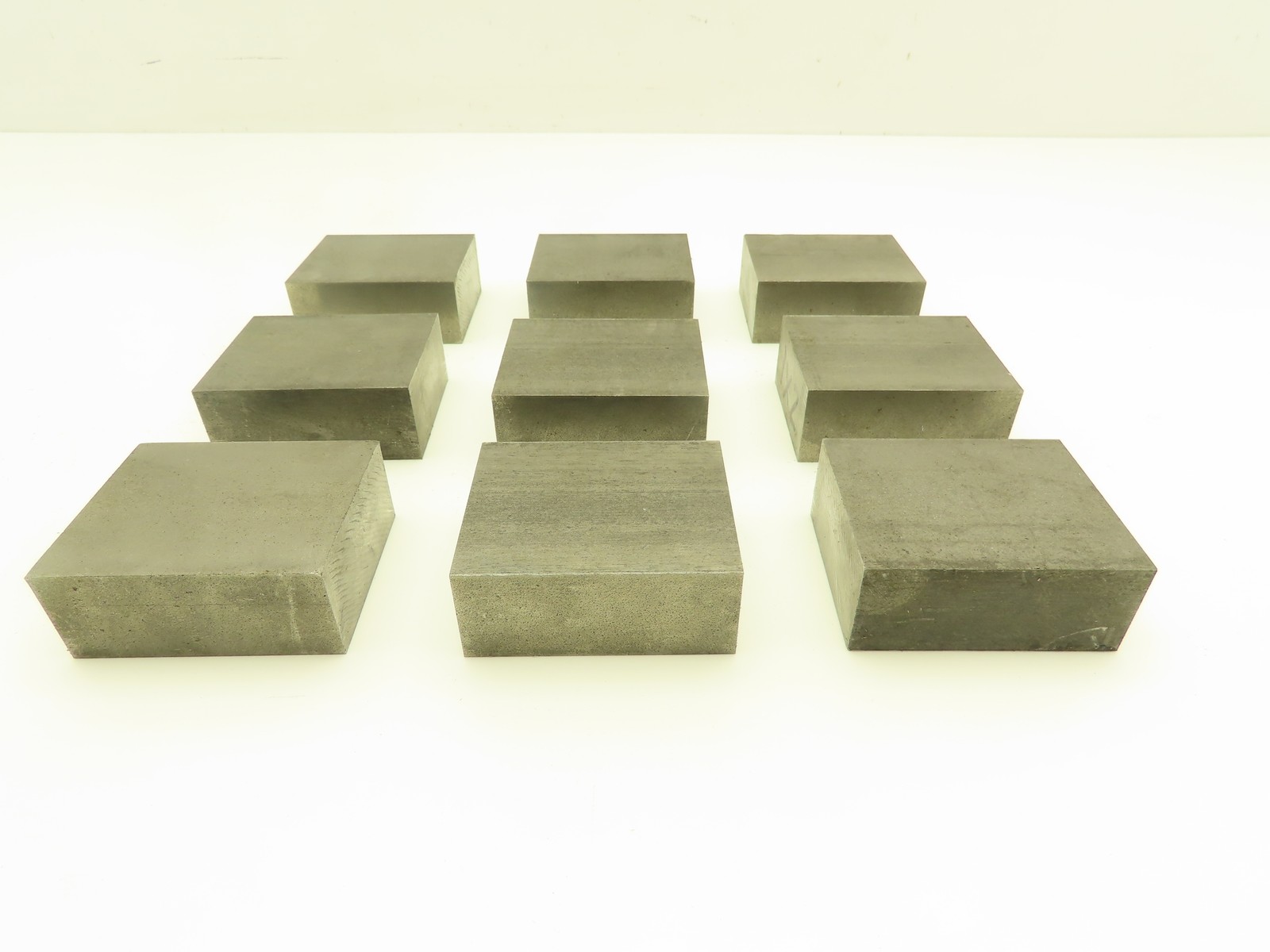 1018 Cold Rolled Steel Flat Bar Stock 1″thick x 2″W x 2-1/2″L Lot of 9 Blocks