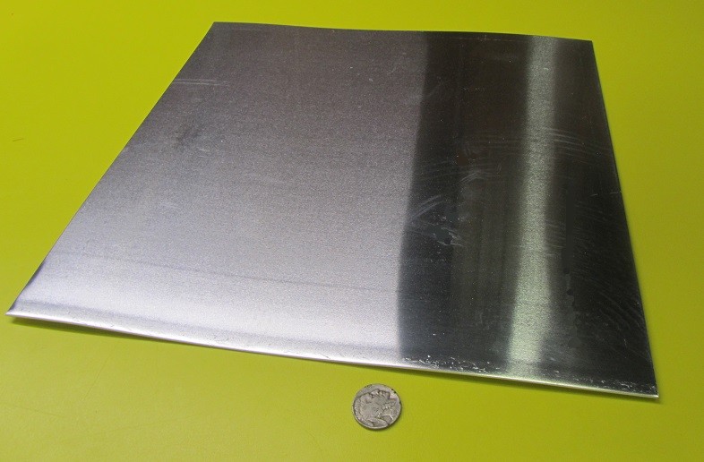 1100 Aluminum Sheet Softened (O) .050″ Thick x 12.0″ Wide x 12.0″ Long