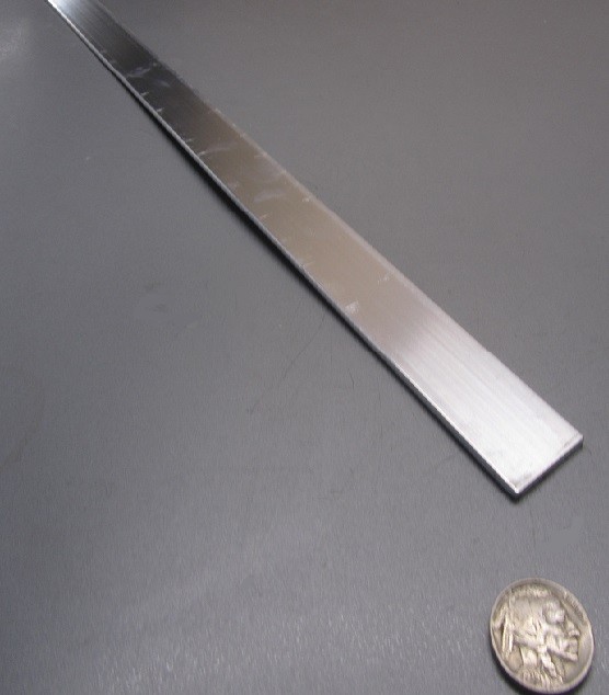 6061 T6 Aluminum Bar, 3/32″ (.093″) Thick x 1.0″ Wide x 36″ Length, 4 Units
