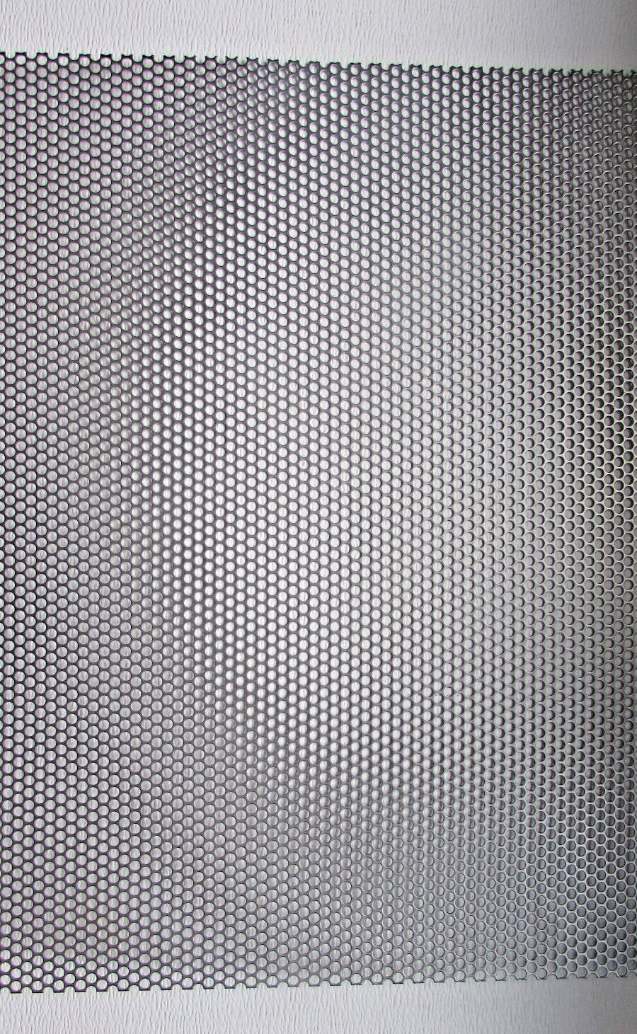 1/4″ HOLES–16 GA.-(0598)-304 STAINLESS PERFORATED SHEET— 11″ X 9-3/4″