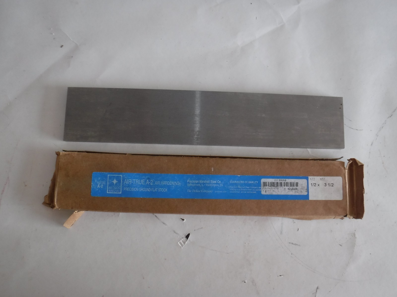 Air Hard Flat Stock, A2, 3-1/2In Wx18In L A2123128 (A7T)